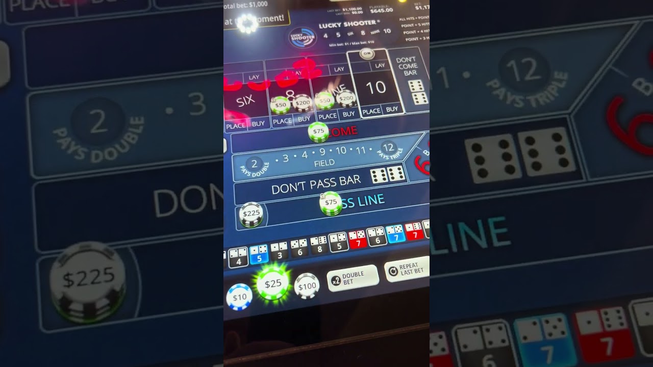 16 minutes of pop craps with $5000 bankroll