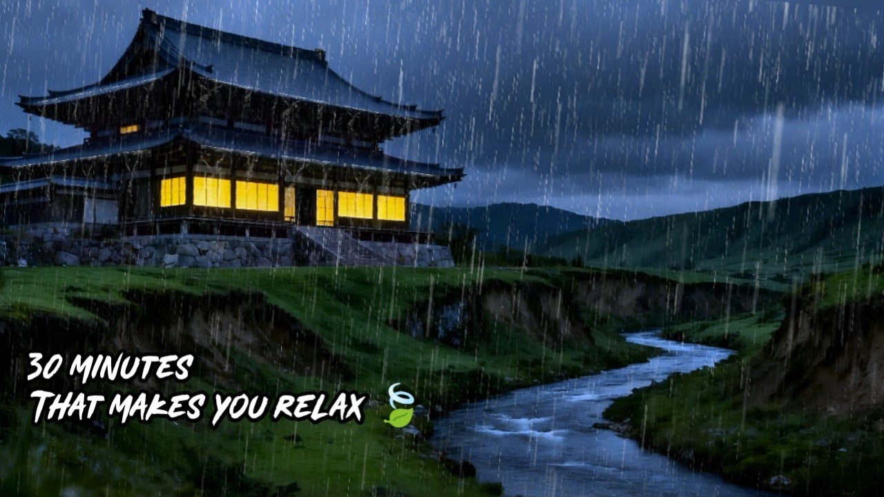 Deep Sleep Thunderstorm Sounds with Heavy Rain 🌧 asmr