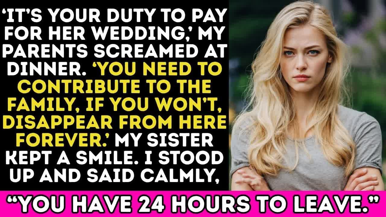 My Parents Yelled “Pay For Your Sister’s Wedding, It’s Your Duty, Or Disappear Forever   ”