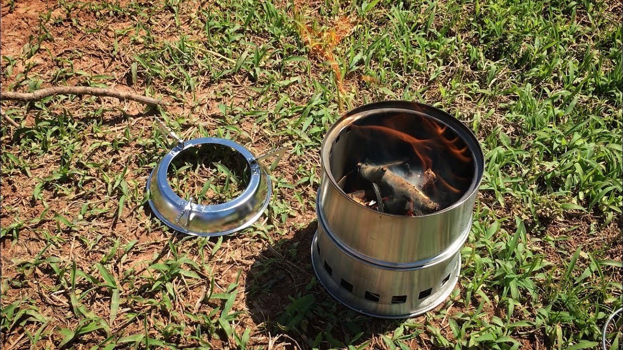 $17  Camping Wood Stove / Backpacking Stove