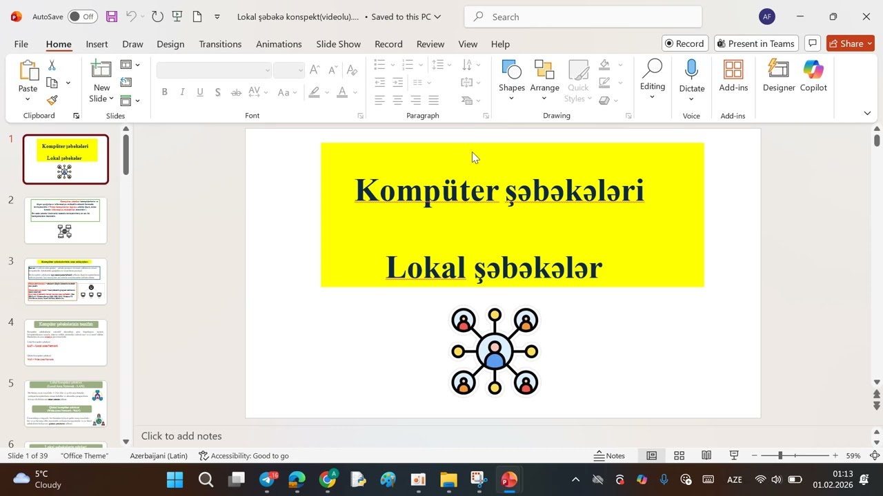Yeni slayd və yeni təqdimat yaradılma üsulları ( qəbul sualı)