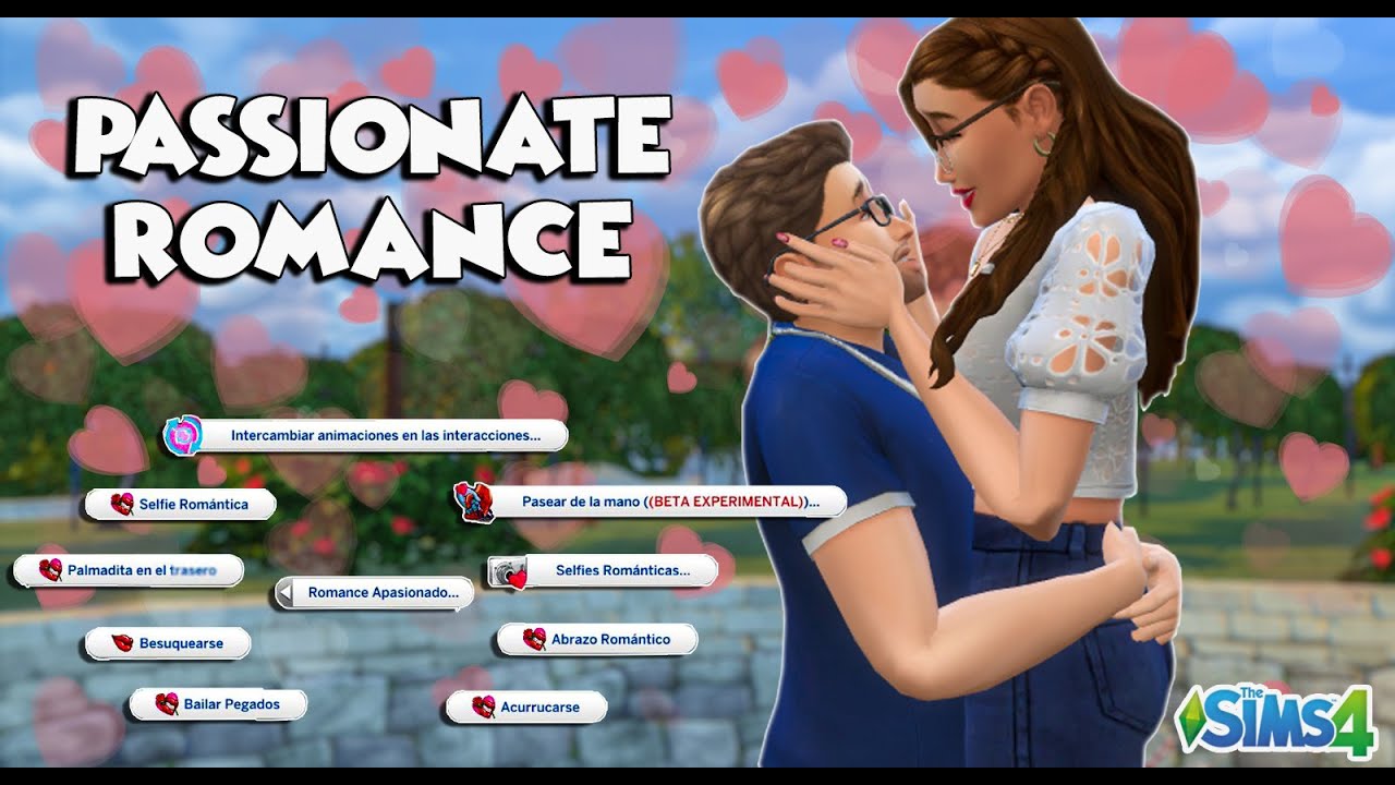 PASSIONATE ROMANCE 😍💑 (Romance apasionado) || Interacciones rom&aacute;nticas || Tutorial+Review  Sims 4