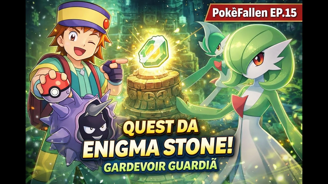 ENIGMA STONE EXPLICADA! 🔮 Quest Secreta com Gardevoir - PokéFallen- (EP. 15)