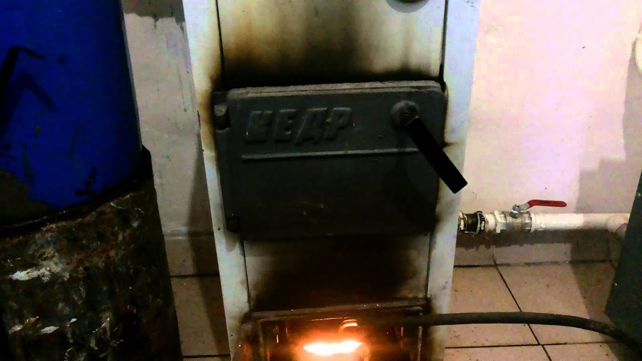 котел на отработке  своими руками