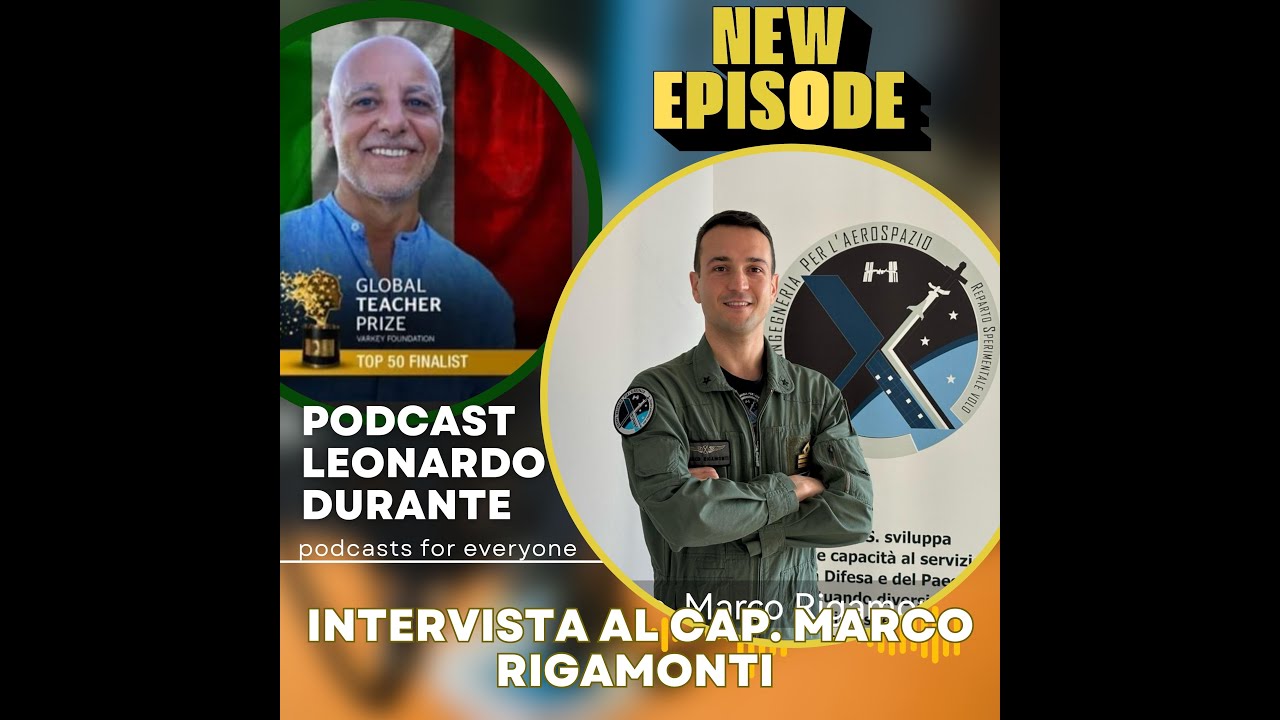 Intervista Cap.  Marco Rigamonti Ing. Aerospaziale dell'Aeronautica Militare Italiana