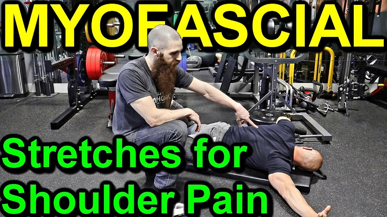 Top 5 MYOFASCIAL STRETCHING EXERCISES for SHOULDER PAIN RELIEF: Pec Major, Pec Minor, Deltoid, OH MY