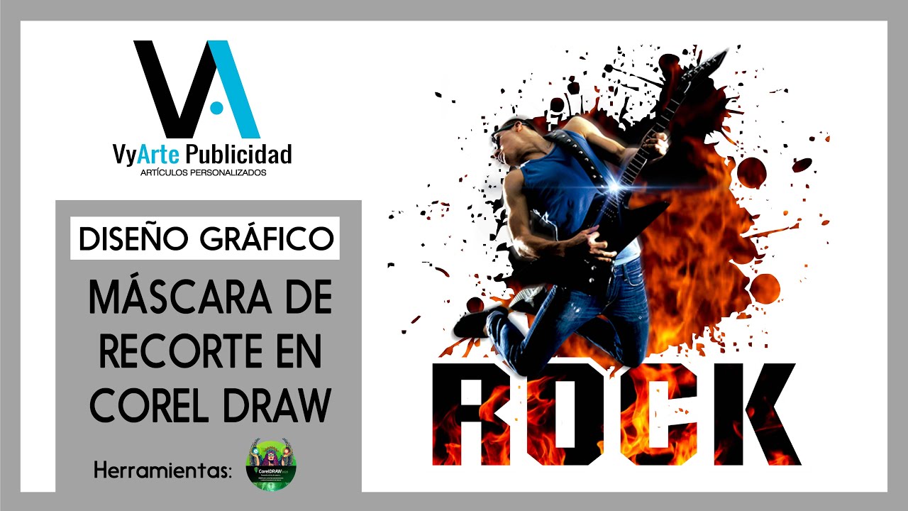 Máscara de texto desde Corel draw