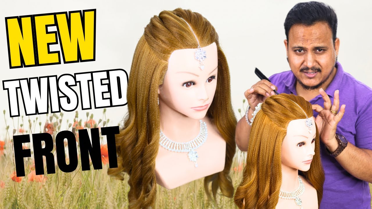wedding hairstyles #2 , twisted braid hairstyle / how to set front hairstyling