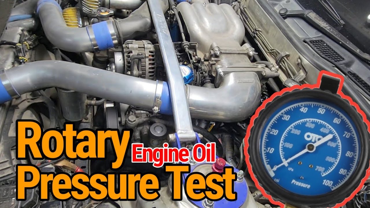 Fd Rx7 Doing A Engine Oil Pressure Test & Testing the OE Oil Sensor D.i.Y.