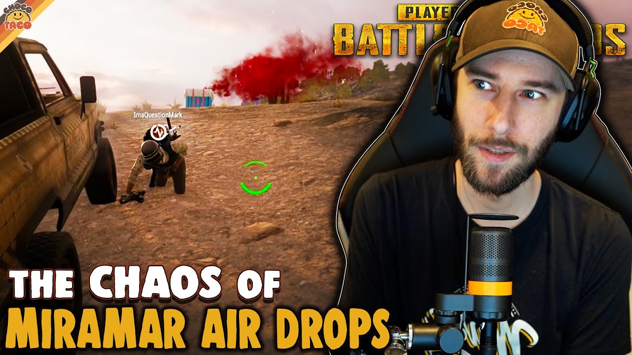 Behold the Chaos of Miramar Air Drops ft. Quest - chocoTaco PUBG Duos Gameplay