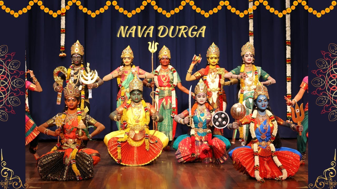 Nava Durga Stotram | Salangai Pooja | Bharatanatyam Group Performance. South Indian classical Dance.
