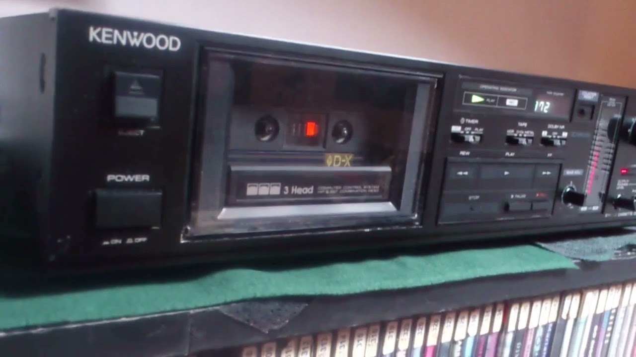 Kenwood KX-780 (1985) 3-Head Cassette Deck TEST MUSIC