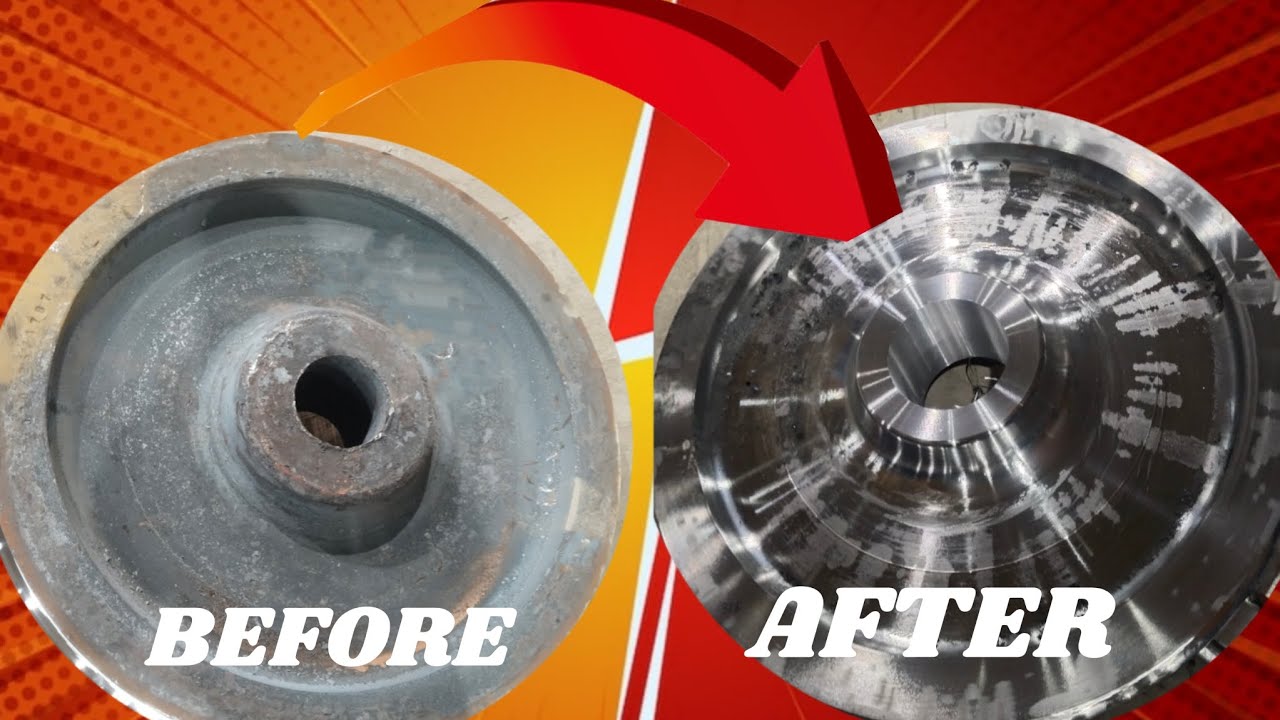 Old to New Convent wheel 😮#cnc #machining #engineering #manufacturing #cncmilling #mechanical