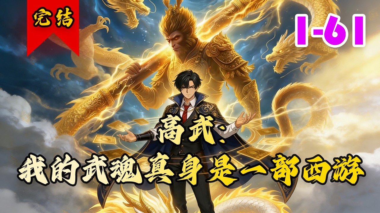 🔥已完结《高武：我的武魂真身是一部西游》共61集 | 叶辰穿越高武世界，觉醒神级西游武魂，却被众人误会是毫无用处的文武魂，面对绿茶弟弟陷害、被势利姐姐的冷眼，叶辰冷冷一笑#时空#逆袭#小徐漫画站