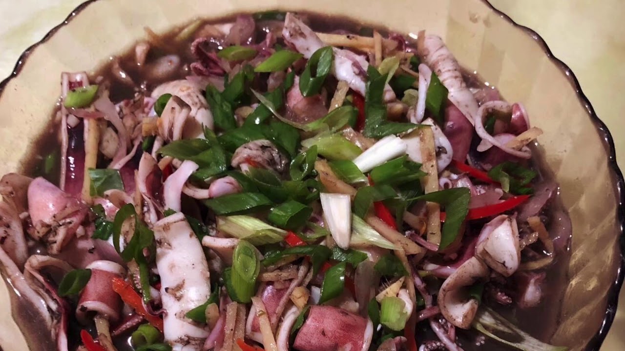 Kilawin na Lumyagan (Pusit/Squid) - Recipe on the description below