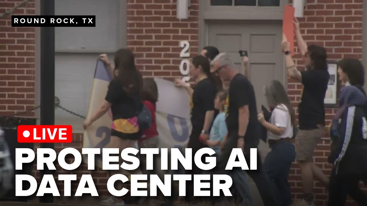WATCH LIVE: Round Rock Residents Protest AI Data Center Before City Council Vote