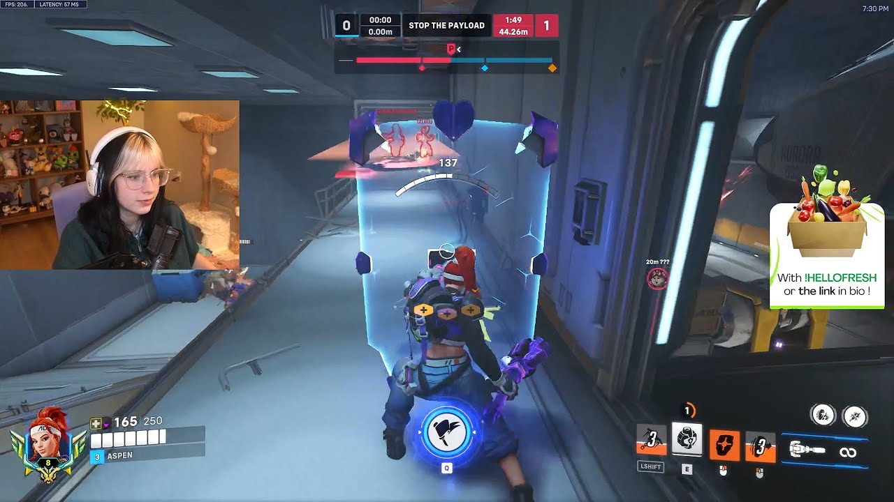 24 000 исцелений! Аспен, Джуно и Бригитта в Overwatch 2, 20 сезон, топ-500 геймплея.