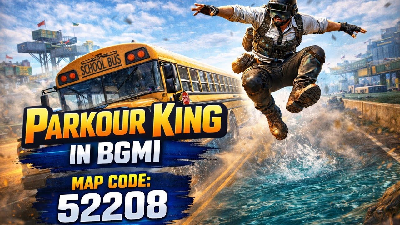 Bgmi Wow Mode || Parkour || Map Code : 52208 