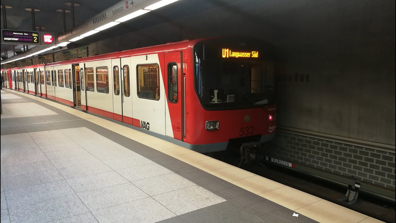 DT2 Wagen 531/532 der U-Bahn Nürnberg