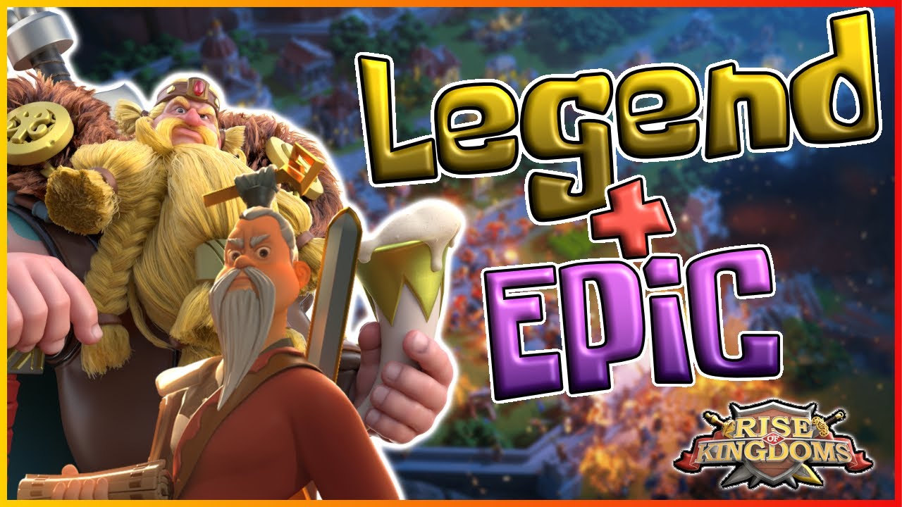 BEST LEGENDARY+EPIC COMBOS in Rise of Kingdoms!