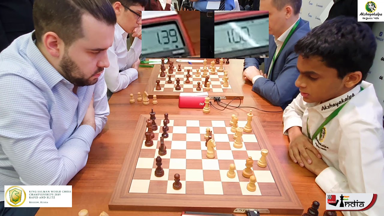 Nihal Sarin beats Ian Nepomniachtchi | World Blitz 2019