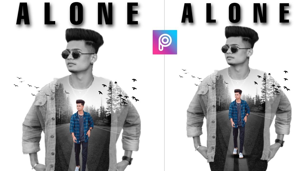PicsArt ALONE BOY🔥 Photo Editing || PicsArt editing tutorial || Authentic Editz