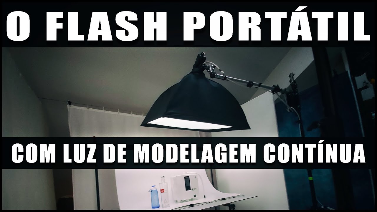 O SEU FLASH PORTÁTIL COM LUZ DE MODELAGEM CONTÍNUA (COM BÔNUS: MARKETING AVANÇADO PARA FOTÓGRAFOS).