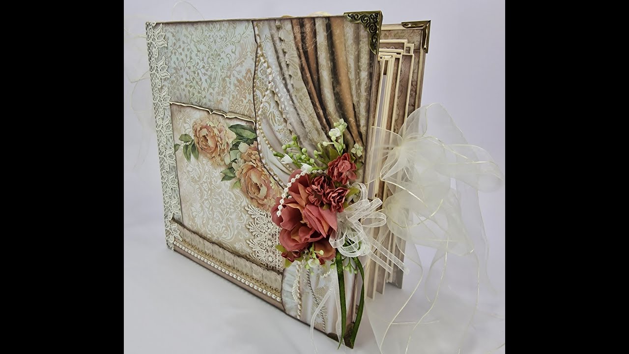 NEW ! Scrapbook Handmade Wedding Mini Album 3