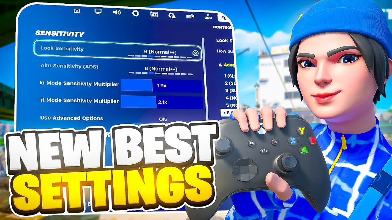 *NEW* BEST Controller Settings For Fortnite Chapter 6! (PS4/PS5/Xbox/PC)