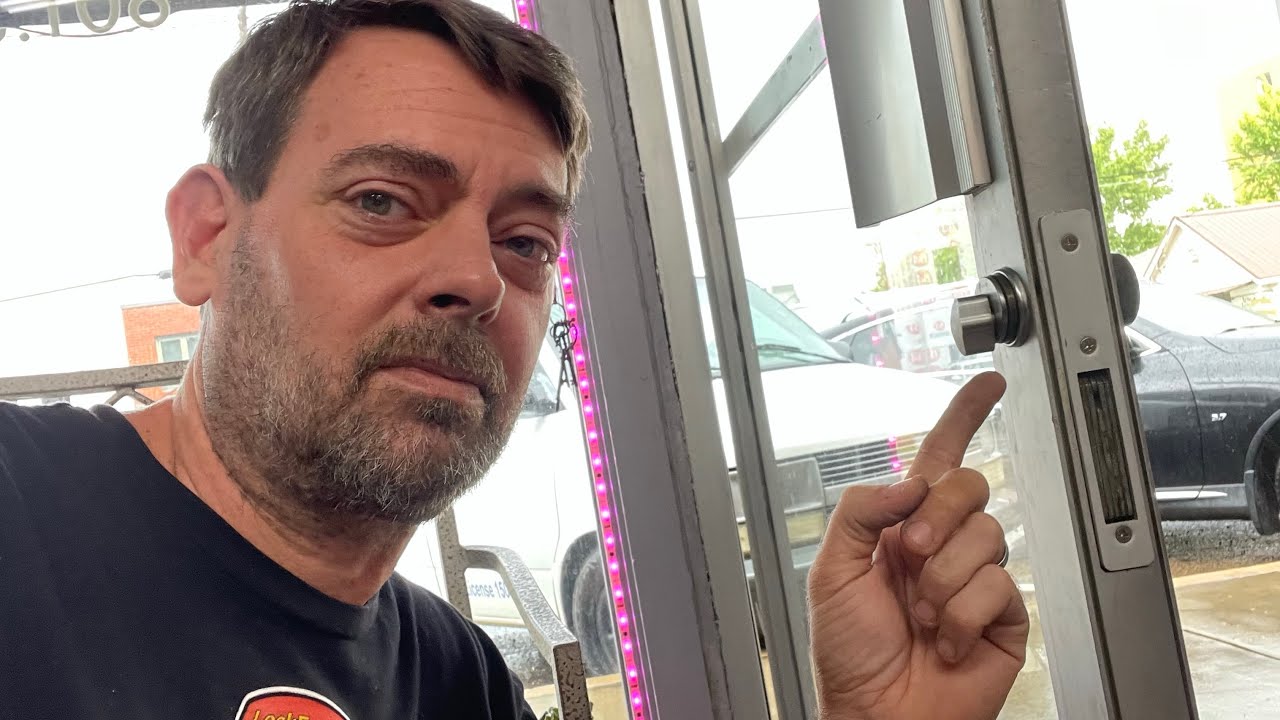 what to try when glass door thumb turn not working