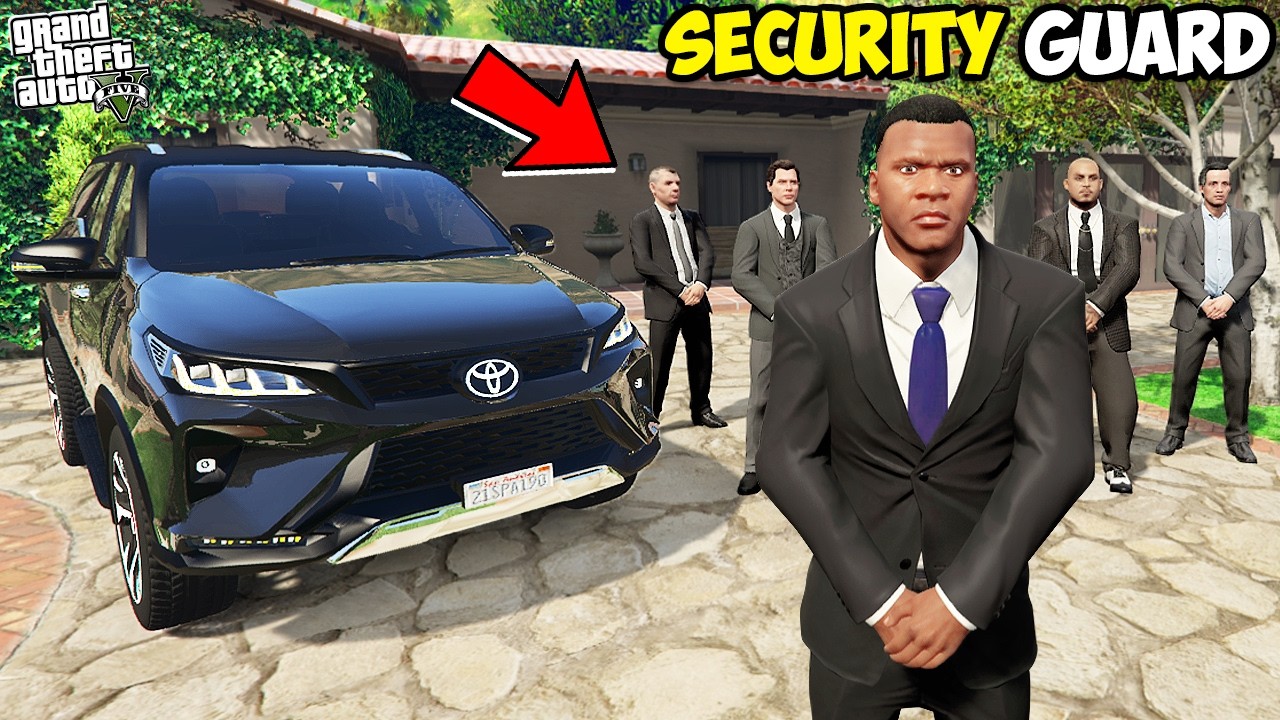 Franklin Become Most Powerful SECURITY GUARD in GTA 5!