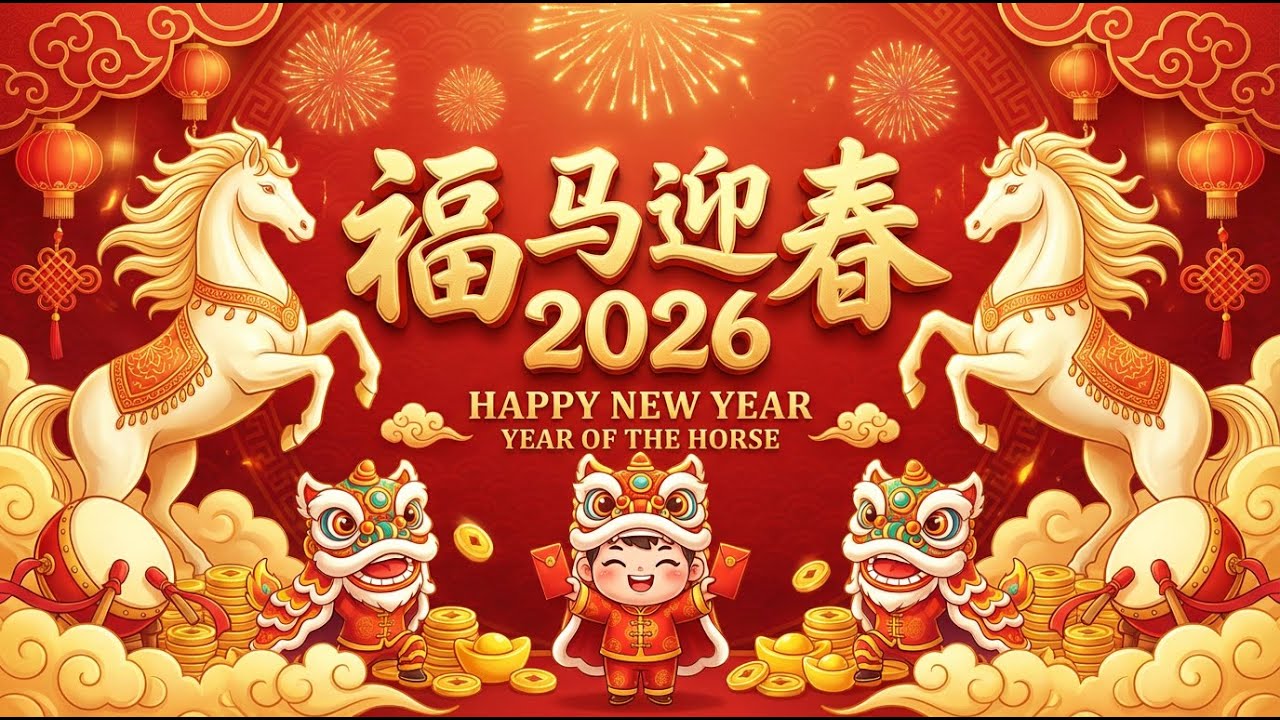 【新年老歌】Happy New Year 2026 🎆 100首傳統新年歌曲 🧨🧨🧨Chinese New Year Songs 2026