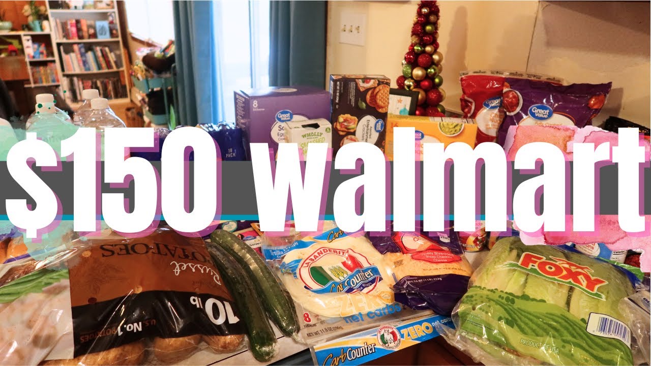 Покупка продуктов в Walmart на 150 долларов | Семья из 4 человек | Декабрь 2025 года