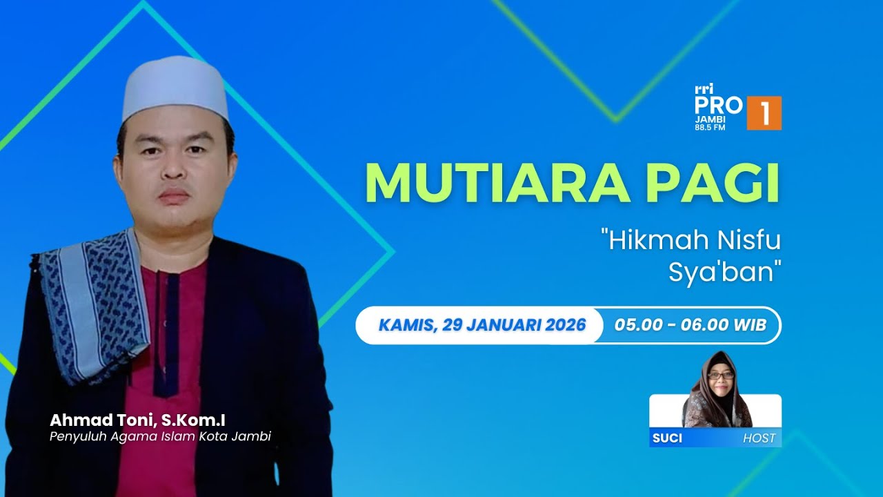 🔴 [ LIVE ] MUTIARA PAGI   |  KAMIS, 29 JANUARI 2026