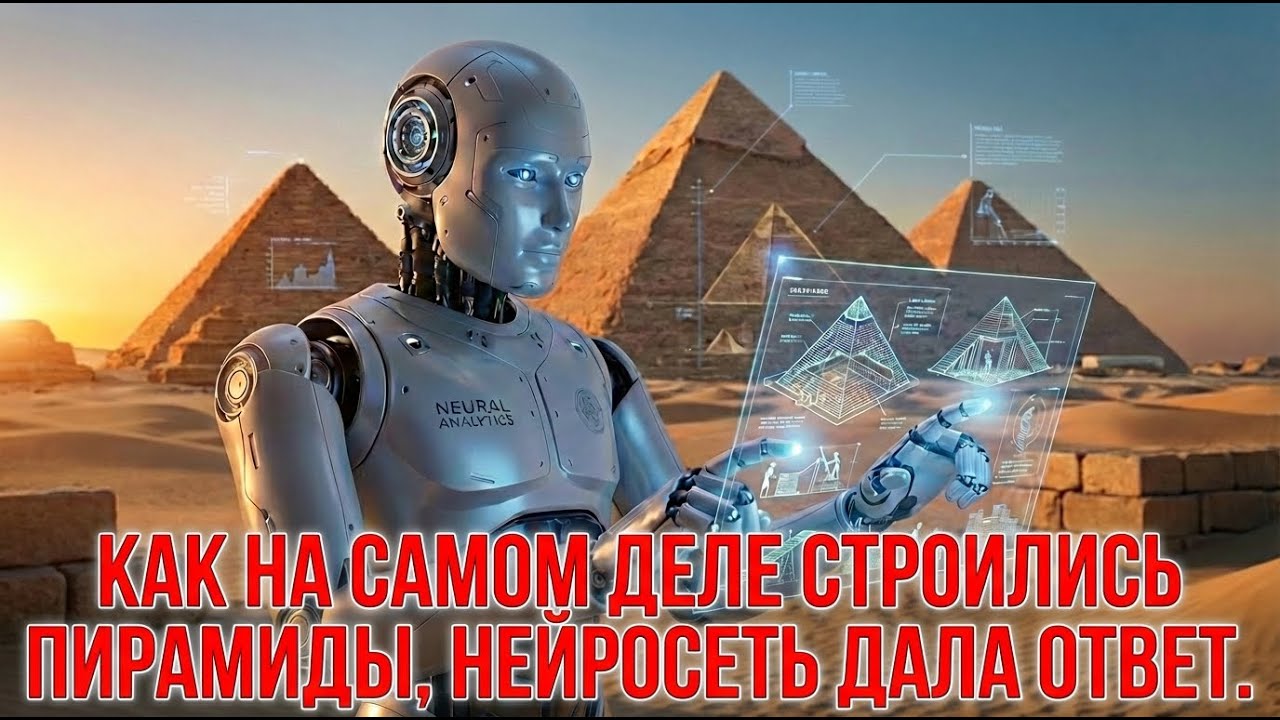 Как были построены пирамиды на самом деле - нейросеть дала ответ