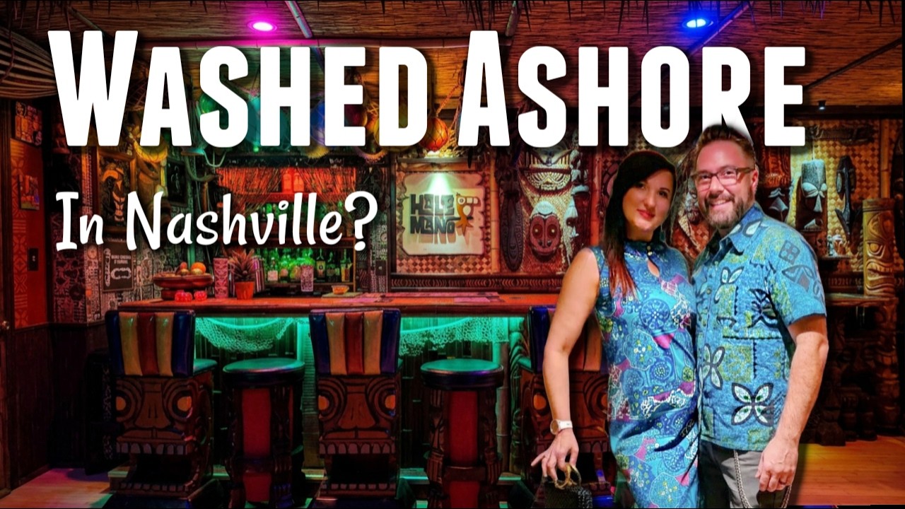 Washed Ashore in Nashville? Home Tiki Bar Tour [Hale Manu] Full Adventure Walk-Through