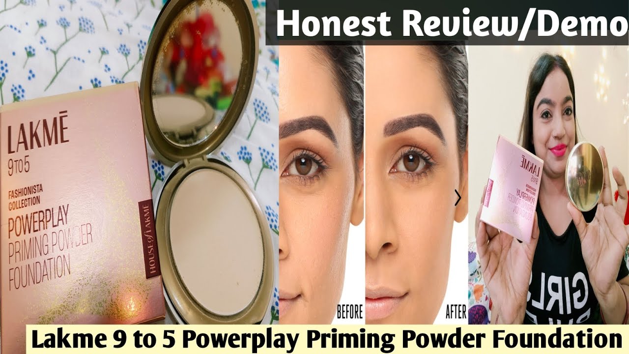 Lakme 9 to 5 Powerplay Priming Powder Foundation Review/Demo | Akku lifestyle vlogs
