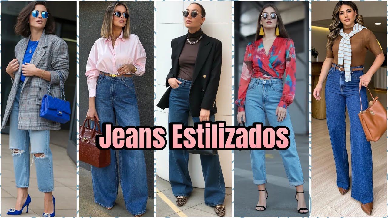 OUTFITS con JEANS elegantes y estilizados | Ideas modernas y femeninos