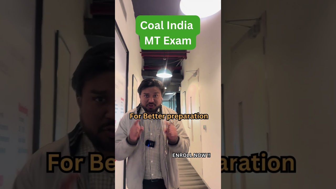 Exam Date Out - Coal India MT Exam 2025 - HR, Marketing & Sales, Materials Management
