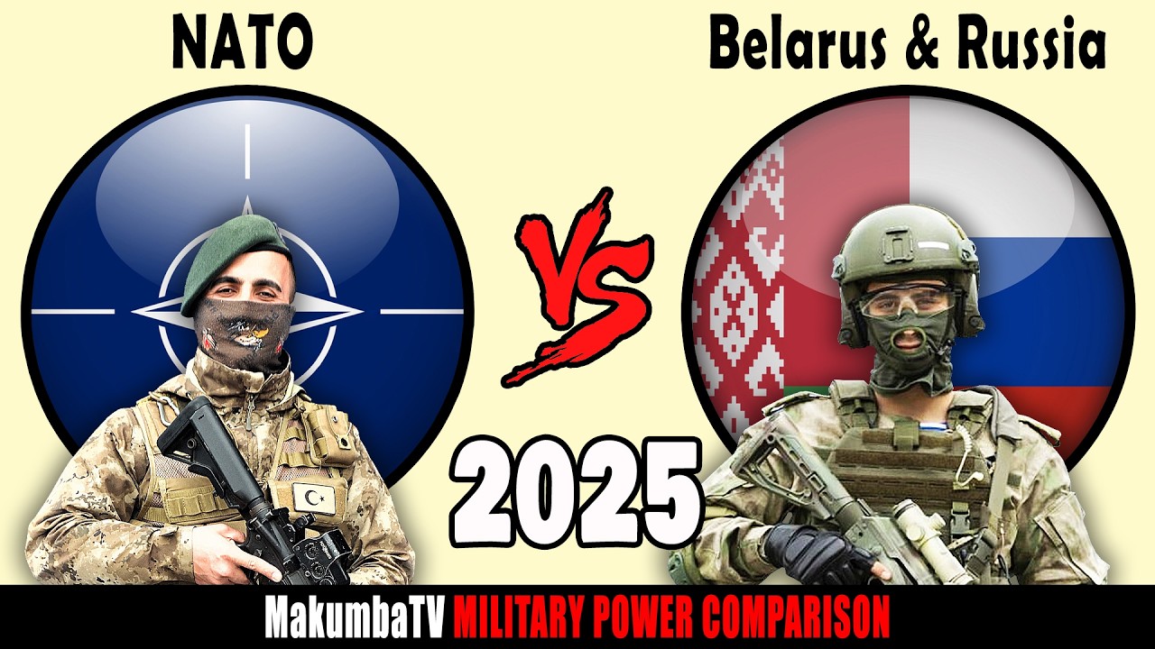 НАТО против России и Беларуси 2025 | Сравнение военной мощи