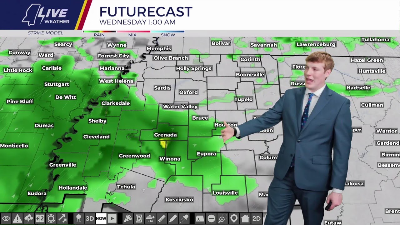LIVE NOW at 10: Caleb preps you for the warm start to the work week and when the rain chances return
