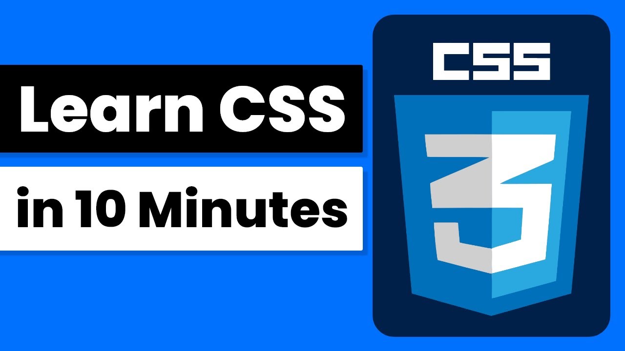 Learn CSS Basics in 10 Minutes (for beginners)
