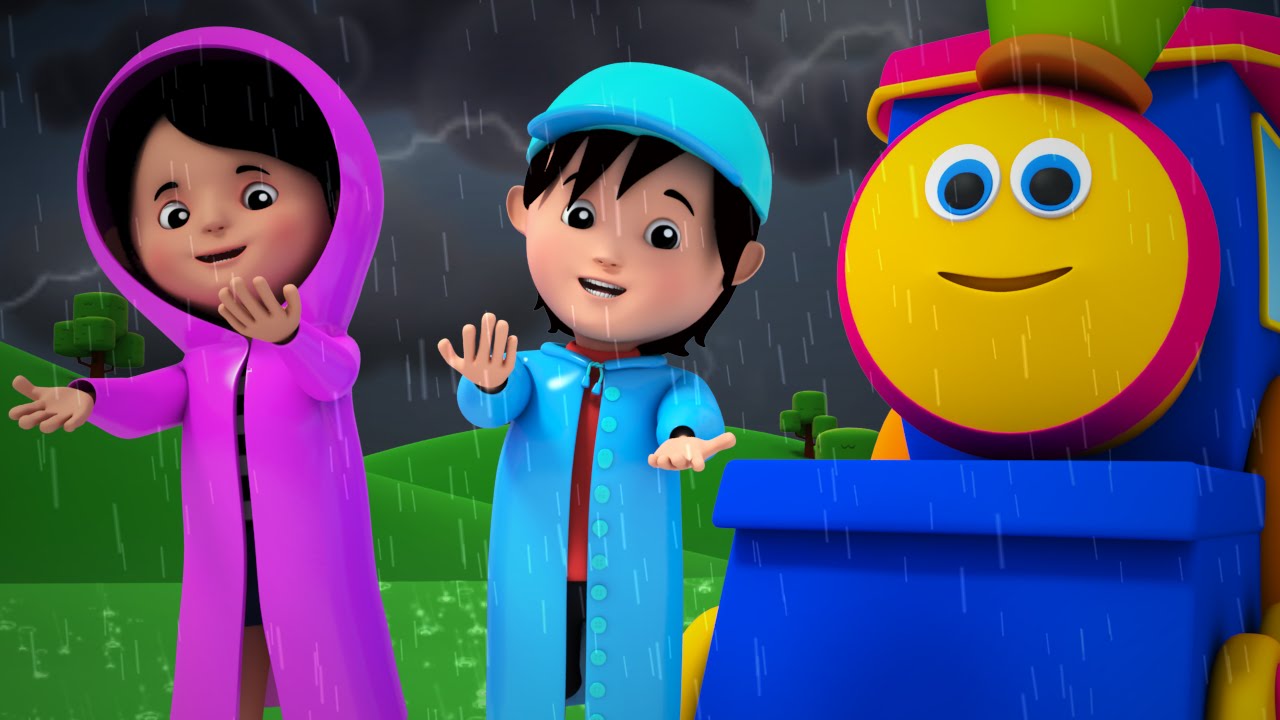 Bob The Train - bob the train | i hear thunder | nursery rhyme | 3d rhymes | kids songs | kids tv