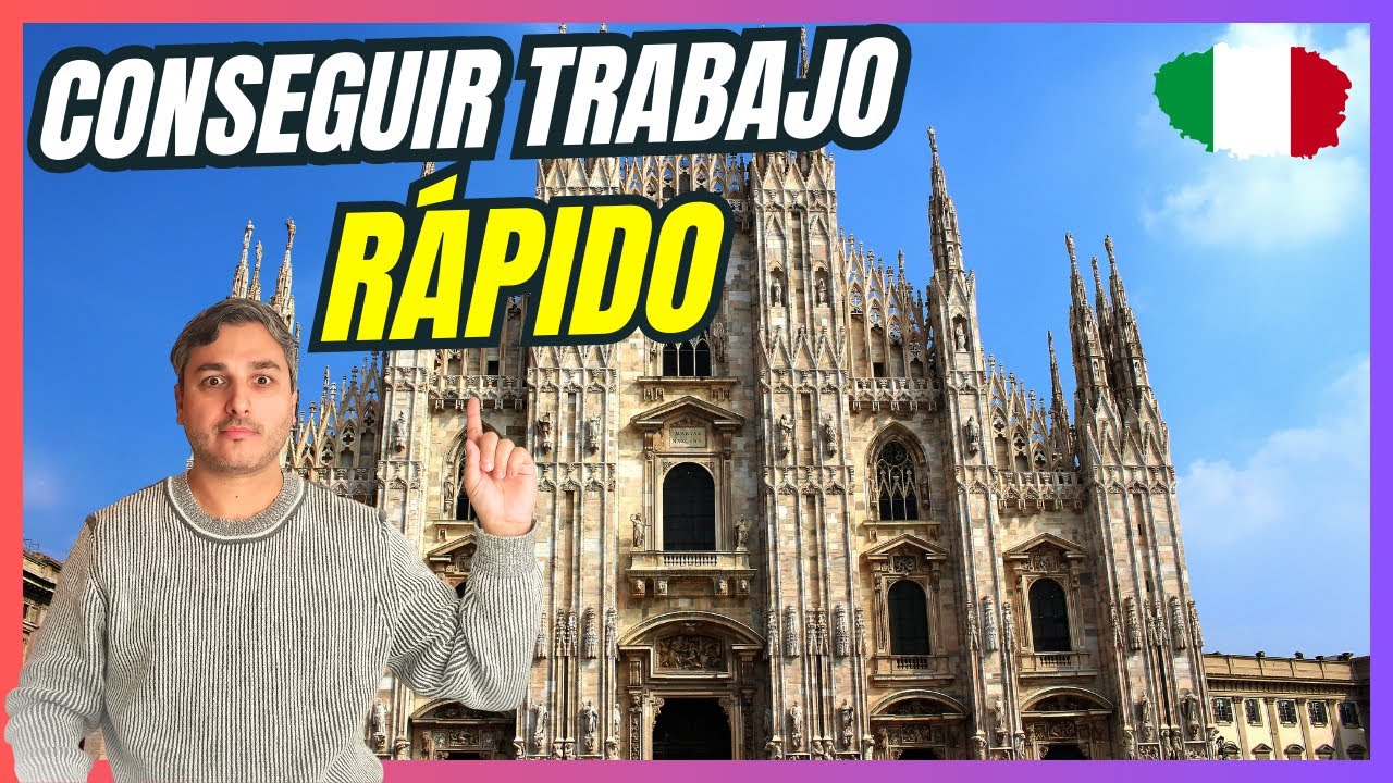 CÓMO conseguir TRABAJO RÁPIDO en ITALIA 2025 (Paso a Paso) 🇮🇹