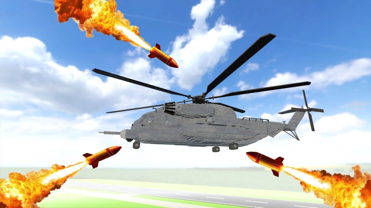 Realistic Helicopter Crashes and Shootdowns! | Teardown