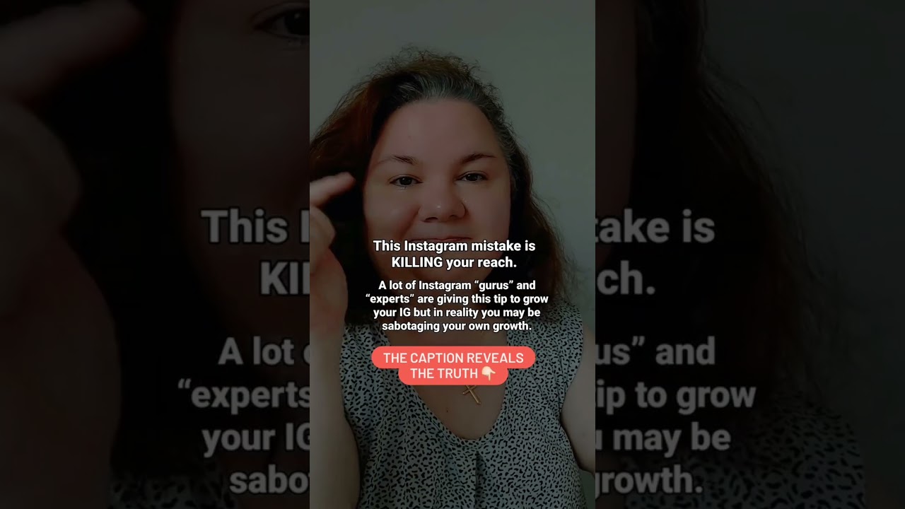 This Instagram Tip is Killing Your Reach #shorts #instagramgrowth #instagramgrowthtips