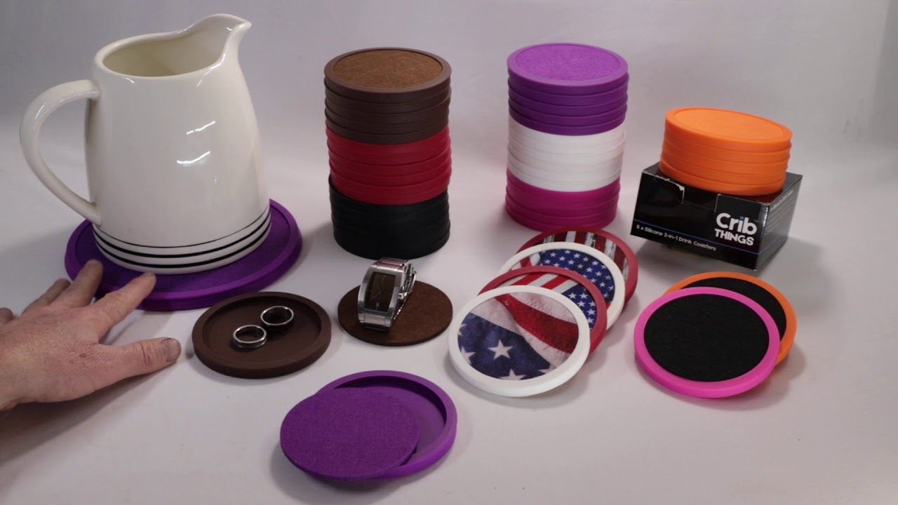 Absorbent Drink Coasters by Crib Things