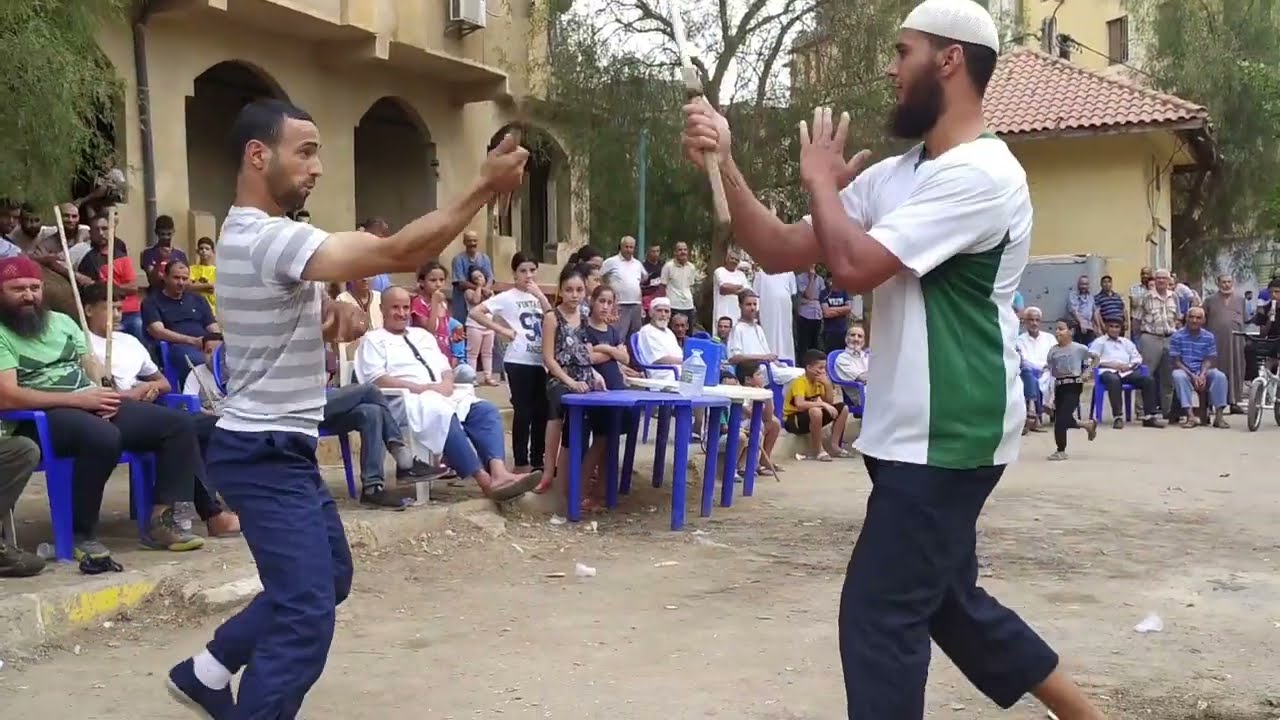 العصا التقليدية مع الشيخ بلقاسم و ڨندوزو علي في حفل البليدة Combat Stick Oran