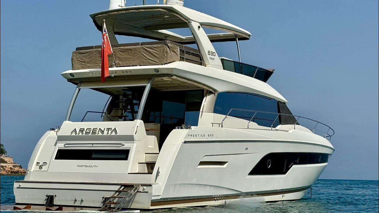 Prestige 630 Fly Motor Yacht ARGENTA - asking £1,150,000