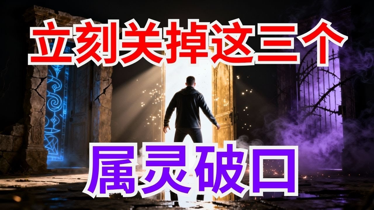 《⚠️ 圣经的隐藏警告！你今天必须立刻关闭的3扇&ldquo;属灵致命门&rdquo;！》这三扇门使你的祝福和见证将不断流失 l 预言 l 圣经 l 装备生命